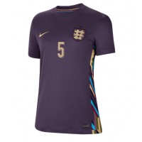 Camiseta Inglaterra John Stones #5 Visitante Equipación para mujer Eurocopa 2024 manga corta